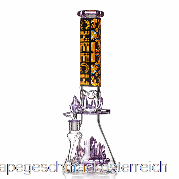 Cheech Glass Weiß Einfach, Wir Strahlen Bling Bling Bong Purple Vape Geschmack Aus